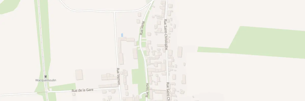 Plan du 18B Rue Verte à Wacquemoulin