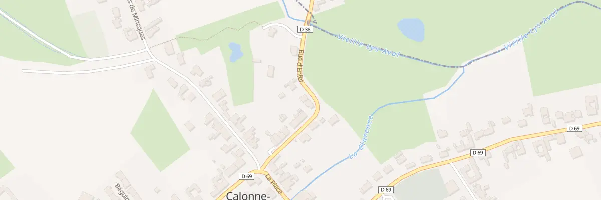 Plan du 147 Rue d’Enfer à Calonne-sur-la-Lys