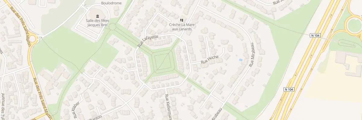 Plan du 35 Rue Lafayette à Pontault-Combault