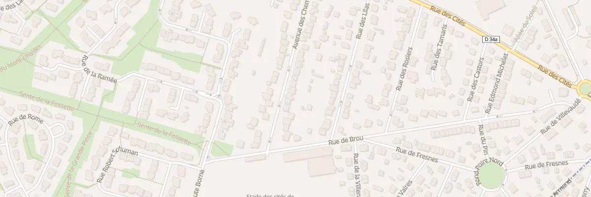 Plan du 39 Rue des Cheminots à Chelles