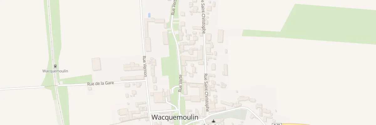 Plan du 12 Rue Verte à Wacquemoulin