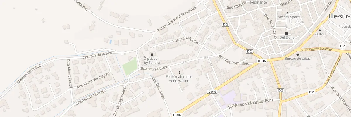 Plan du 23 Rue Pierre Curie à Ille-sur-Têt