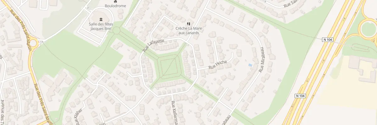 Plan du 37 Rue Lafayette à Pontault-Combault