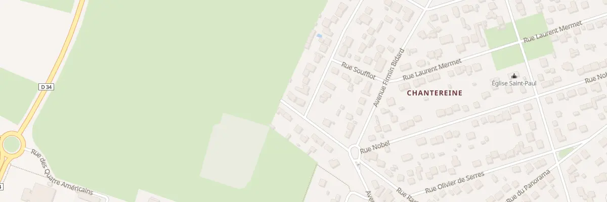 Plan du 1 Rue Ingres à Chelles