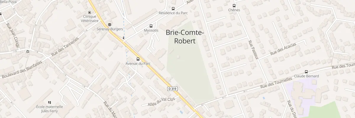Plan du 101 Rue du Général Leclerc à Brie-Comte-Robert