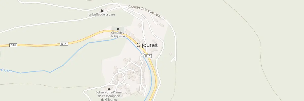 Plan du 5003 Lairole à Gijounet