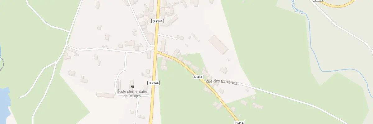 Plan du 5 Rue des Godignons à Reugny
