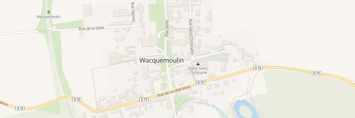 Plan du 2 Rue Verte à Wacquemoulin