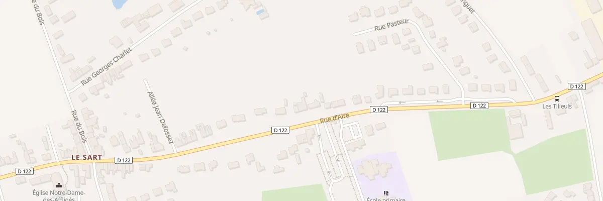 Plan du 114 Rue d’Aire à Merville