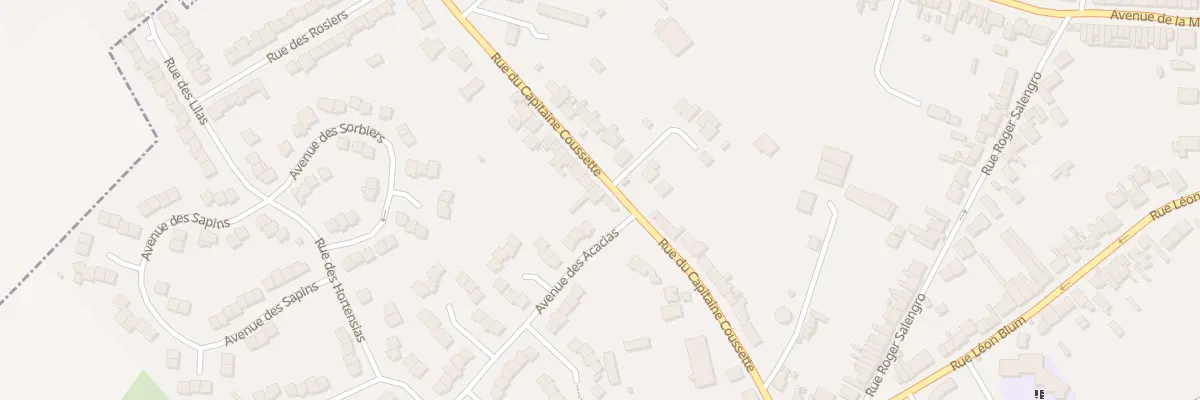 Plan du 625 Rue Capitaine Coussette à Annezin