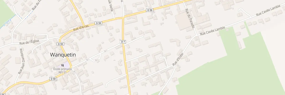 Plan du 9 Rue de la République à Wanquetin