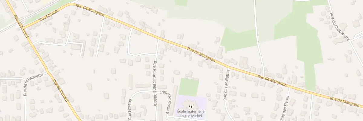 Plan du 38 Rue de Marignon à Montluçon