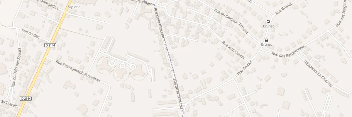 Plan du 38 Rue de la Chaume à Désertines