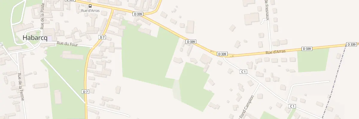 Plan du 33 Rue d’Arras à Habarcq