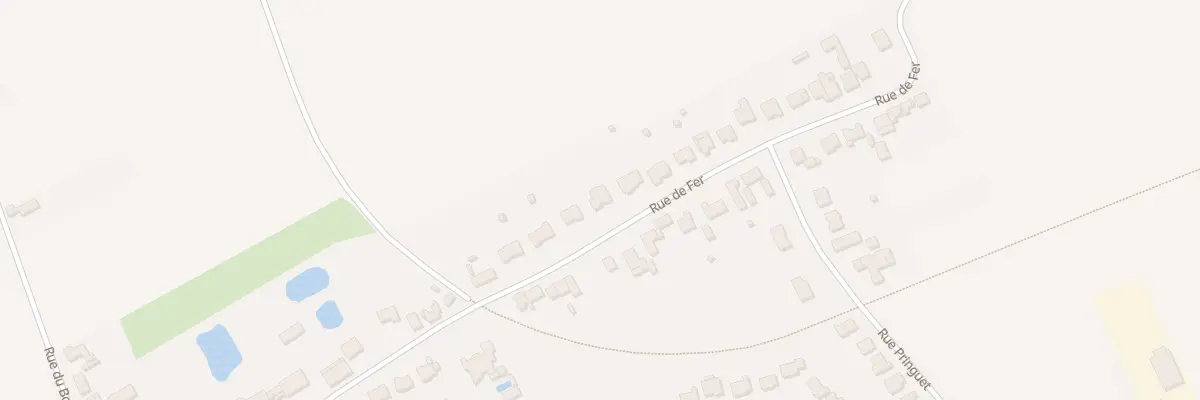 Plan du 206 Rue de Fer à Merville