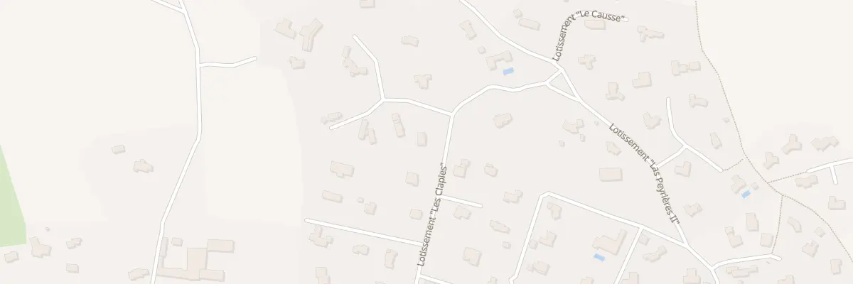 Plan du 5427 Les Clapies à Rodelle