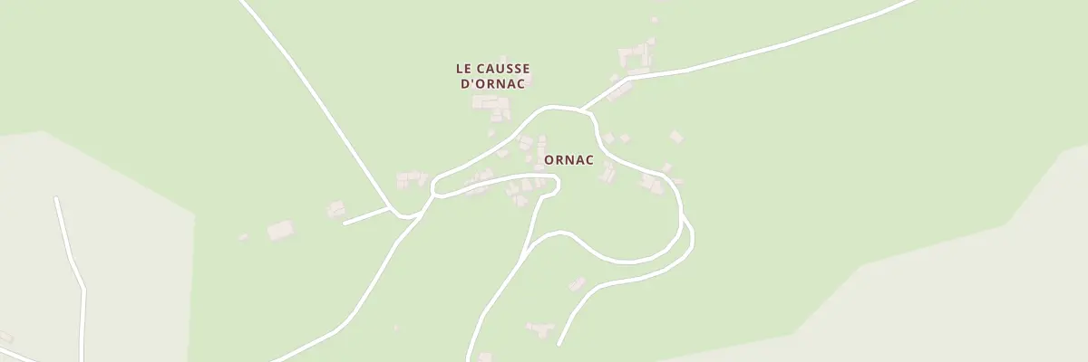 Plan du 5125 Ornac à Gijounet