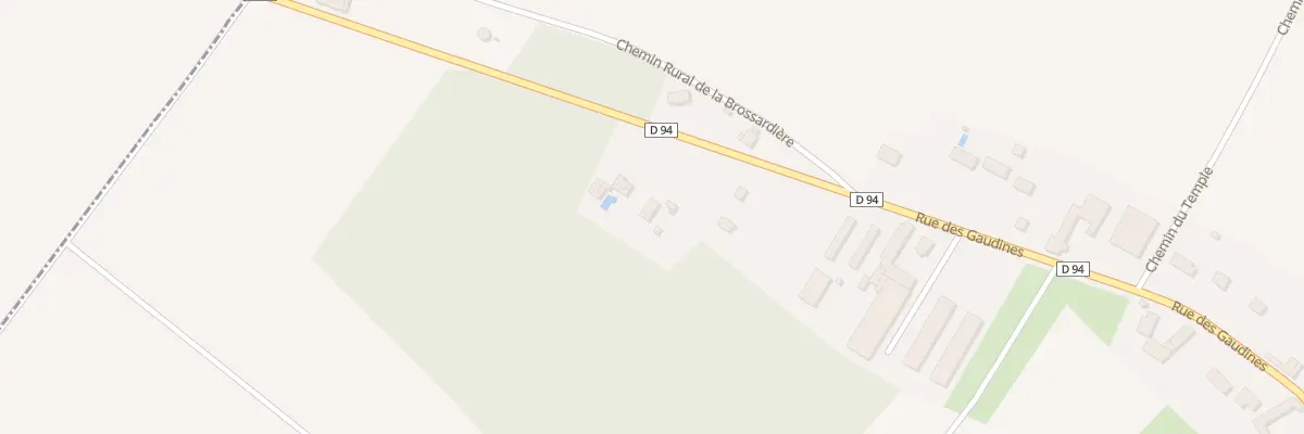 Plan du 43 Rue des Gaudines à Mignères