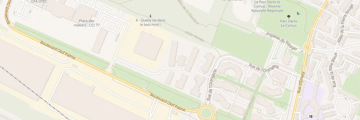 Plan du 2 Rue Willy Brandt à Émerainville
