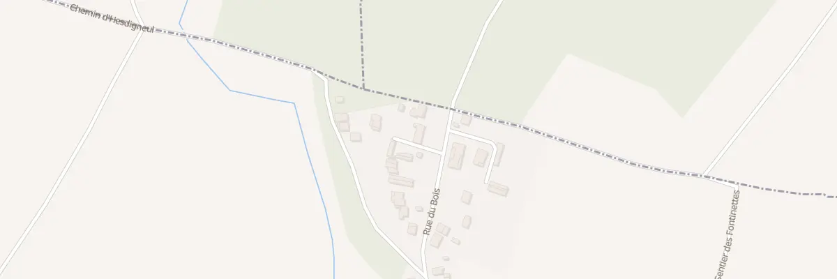 Plan du 43 Rue du Bois à Houchin