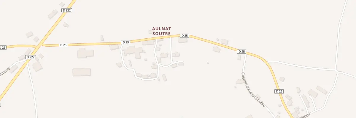 Plan du 5123 Aulnat Soubre à Bagnols