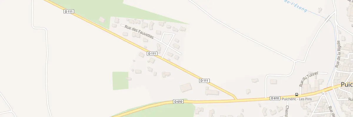 Plan du 1 Rue des Fauvettes à Puichéric