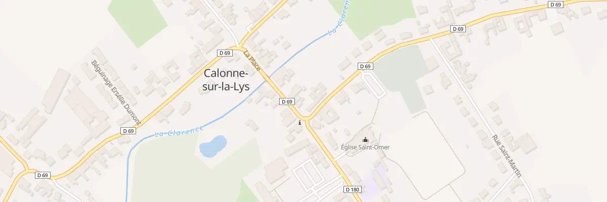 Plan du 127 Pl La Place à Calonne-sur-la-Lys