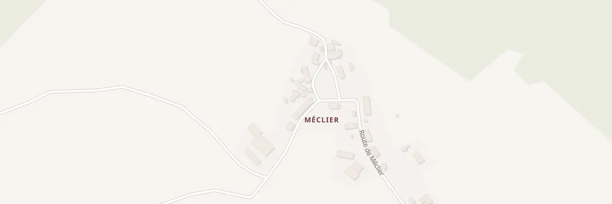 Plan du 16 Meclier à Saint-Sulpice
