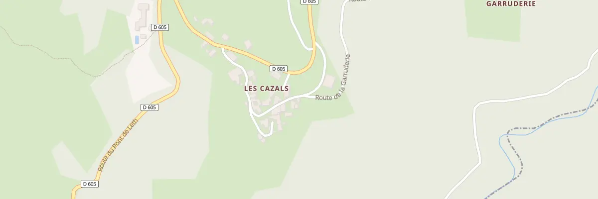 Plan du 5045 Les Cazals à Florentin-la-Capelle