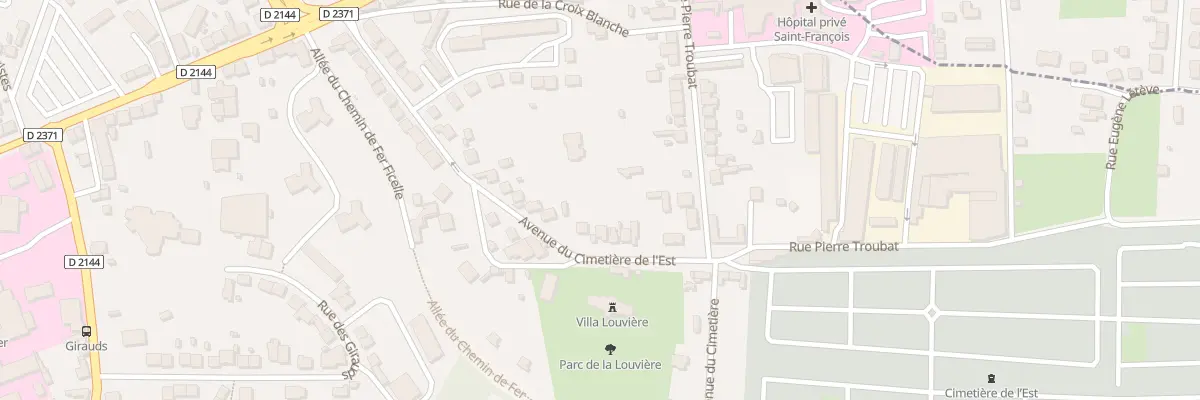 Plan du 39 Av du Cimetiere de l’Est à Montluçon