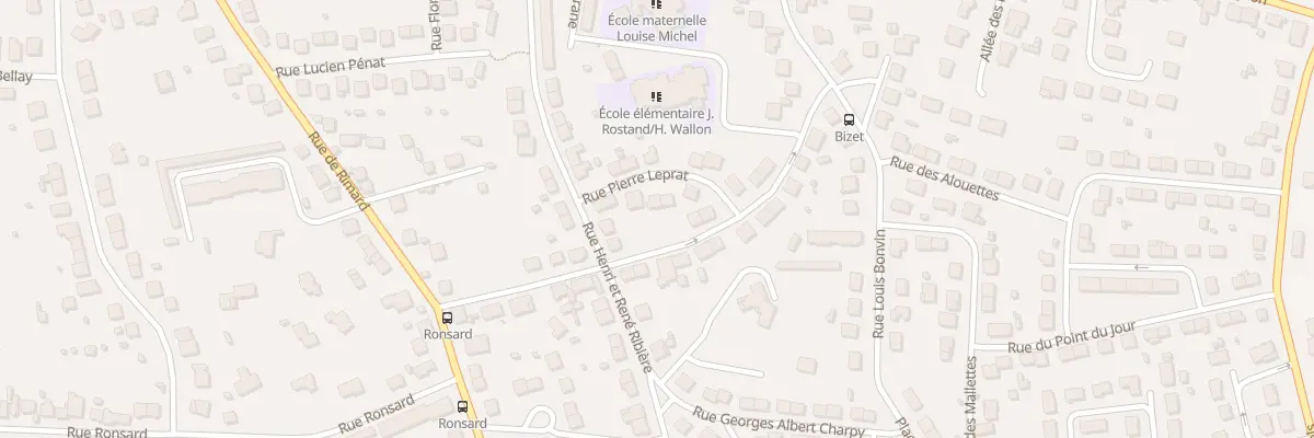 Plan du 4 Rue Pierre Leprat à Montluçon