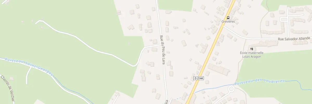 Plan du 34 Rue du Peu de Lara à Désertines
