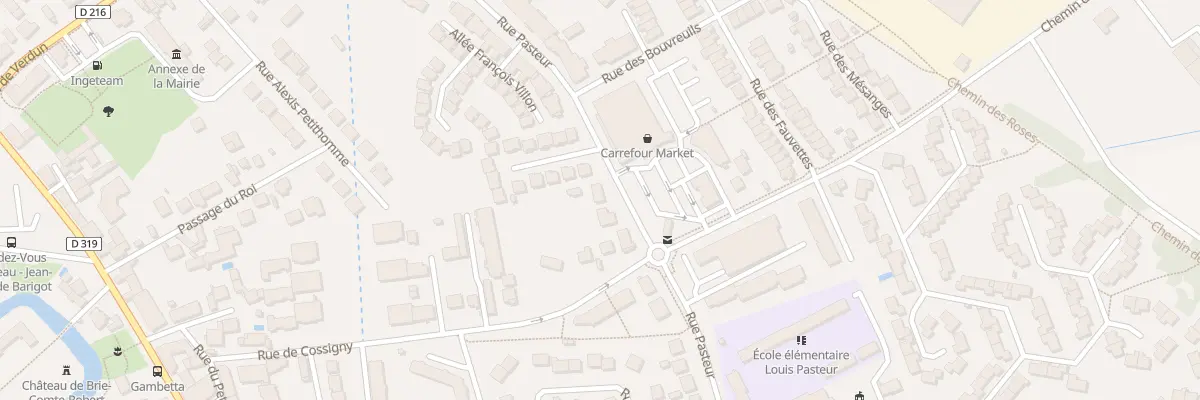 Plan du 40 Rue Pasteur à Brie-Comte-Robert