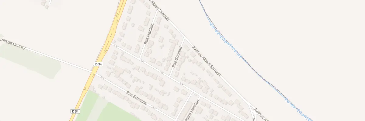 Plan du 8 Rue Gounod à Chelles