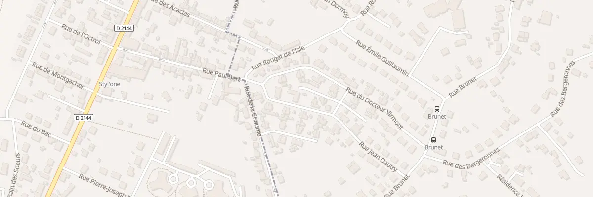 Plan du 3 Rue Jean Dautry à Désertines