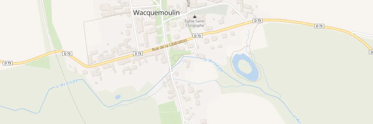 Plan du 1 Rue Paul Crozon à Wacquemoulin