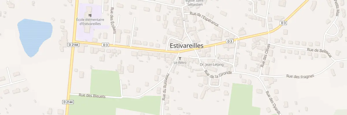 Plan du 36 Rue de la République à Estivareilles