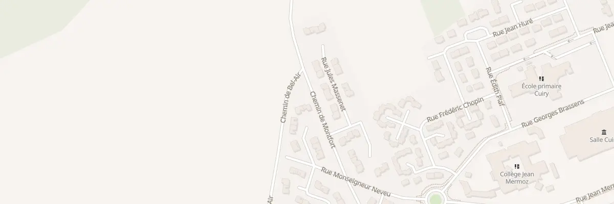 Plan du 9 Rue Georges Bizet à Gien