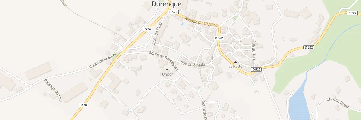 Plan du 92 Rue du Segala à Durenque