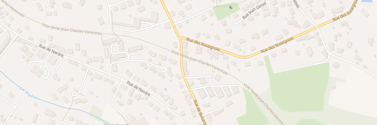Plan du 151T Rue de Rimard à Montluçon