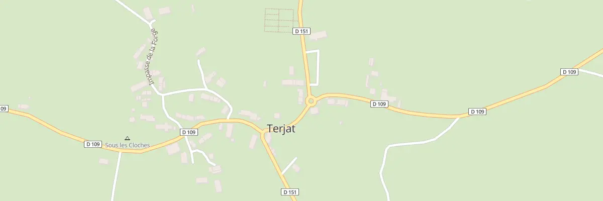 Plan du 3 Rte de la Bergerette à Terjat