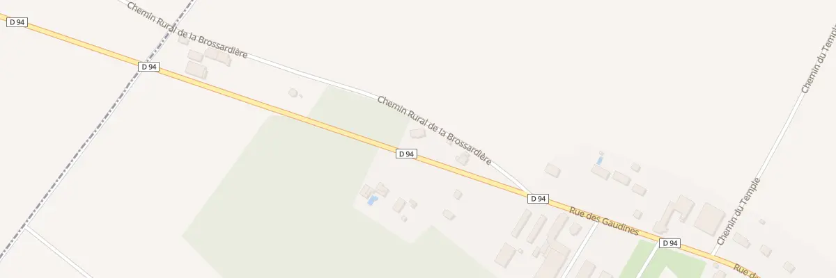 Plan du 38 Rue des Gaudines à Mignères