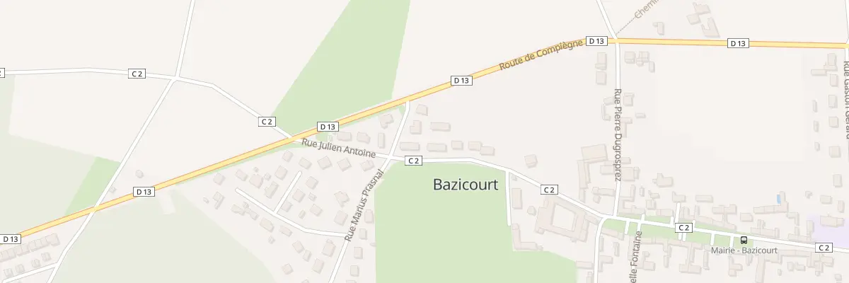 Plan du 7 Rue Julien Antoine à Bazicourt