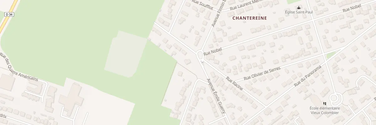 Plan du 3 Pl Molière à Chelles