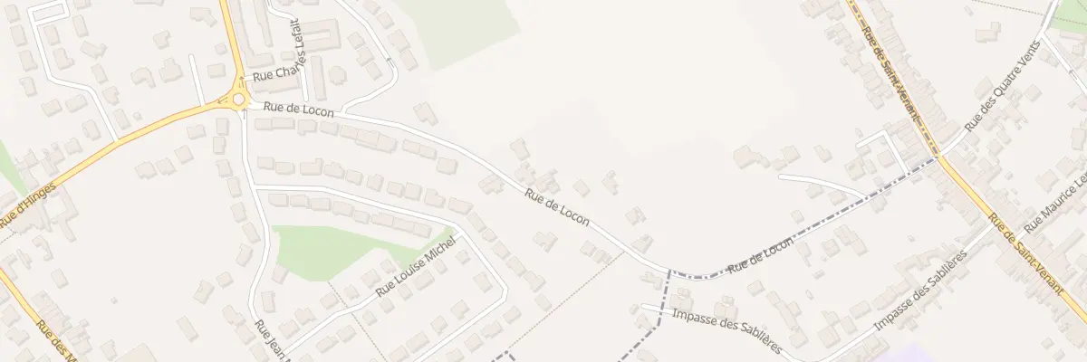 Plan du 31 Rue de Locon à Vendin-lès-Béthune