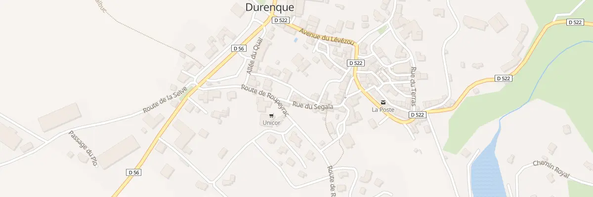 Plan du 5023 Durenque à Durenque