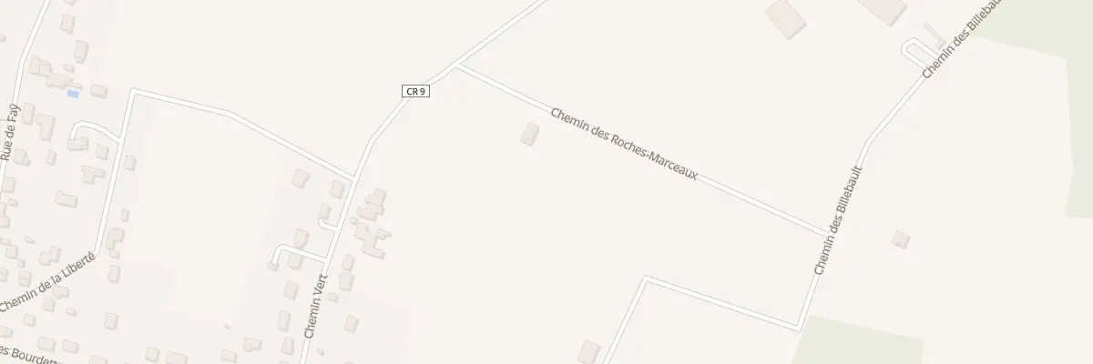 Plan du 5001 Che des Roches Marceaux à Chailly-en-Bière