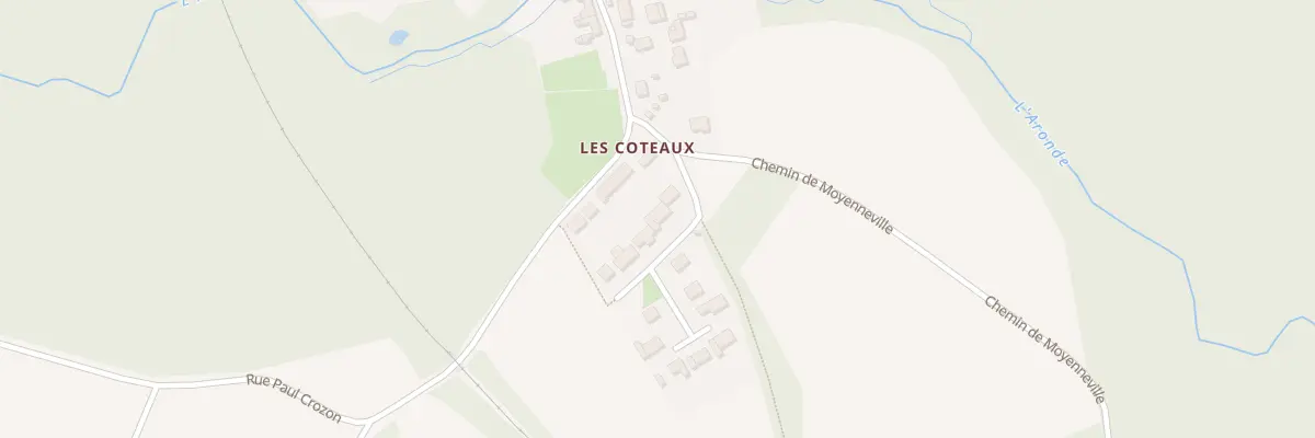 Plan du 3 Lot Les Coteaux à Wacquemoulin