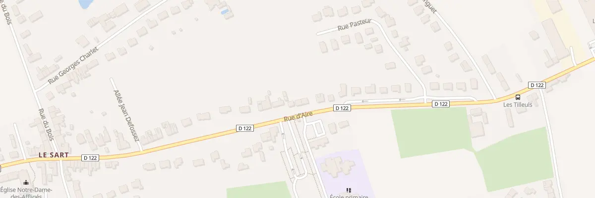 Plan du 108 Rue d’Aire à Merville