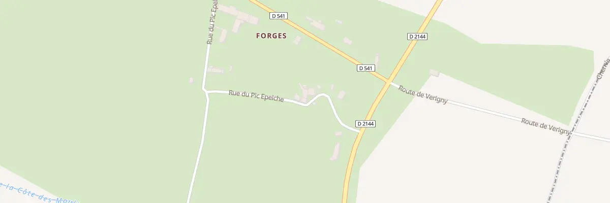 Plan du 6 Rue du Pic Epeiche à Nassigny
